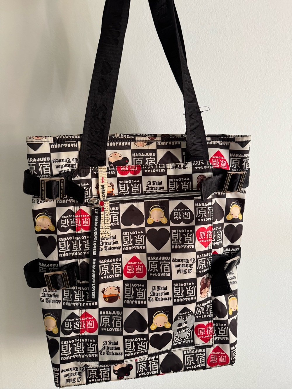 Rare Vintage Harajuku Lovers by Gwen Stefani Tote Bag Y2K Excellent Condition